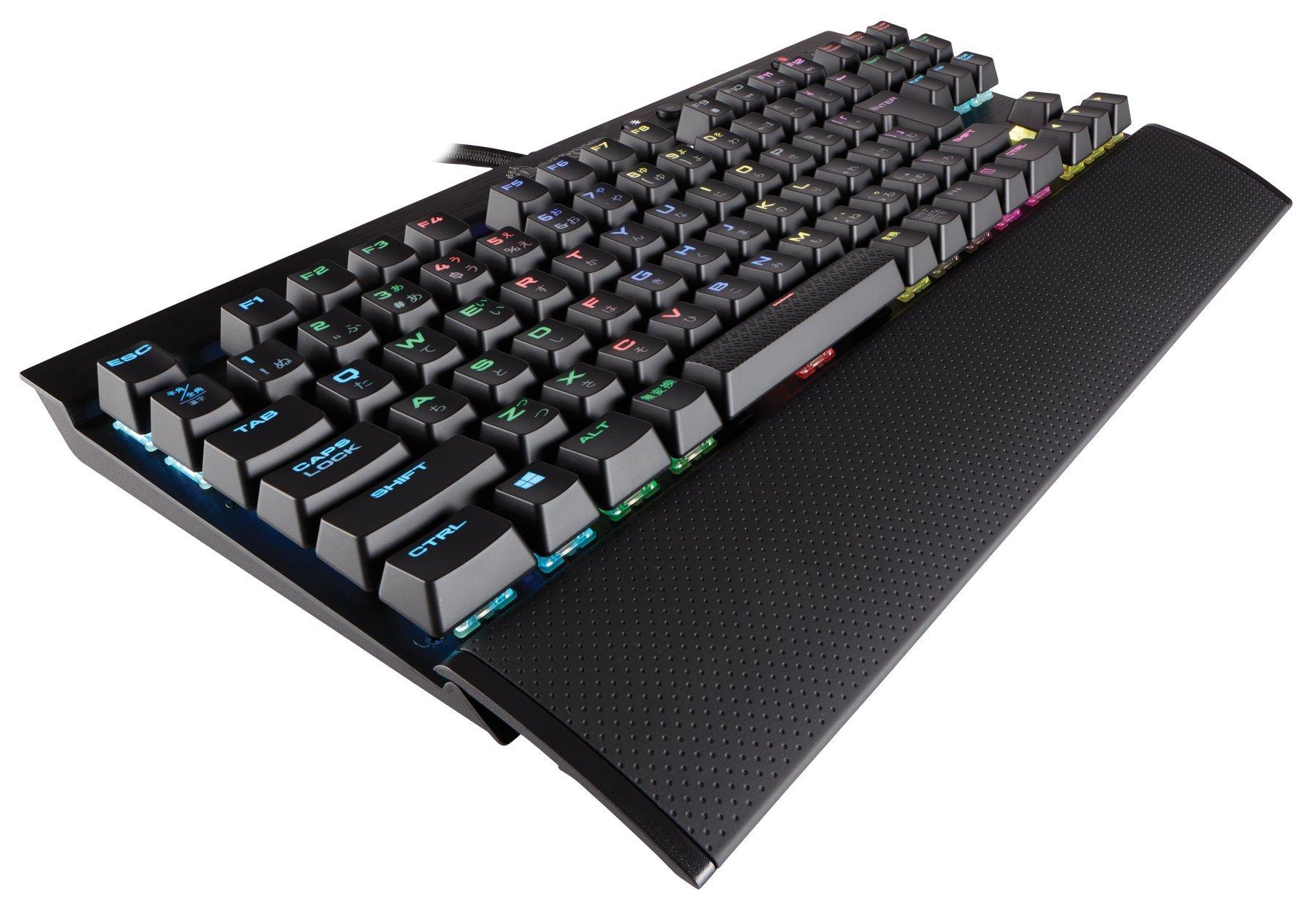 Corsair K65 LUX Cherry MX RGB Red Gaming KB357 - Японська клавіатура - CH-9110010-JP чорний
Corsair K65 LUX Cherry MX RGB Red Gaming KB357 - Японська клавіатура - CH-9110010-JP чорний