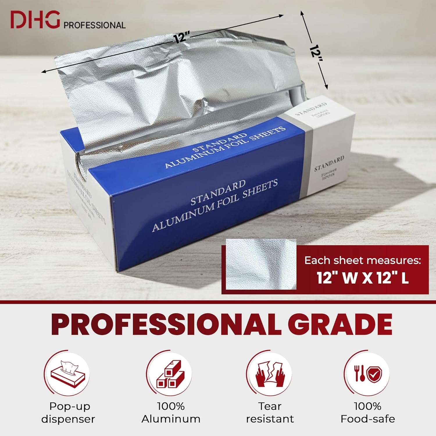 Aluminum Foil Sheets, Foil Pop Up Sheets, Inches, Box of 500 Sheets (1) United States
Aluminum Foil Sheets, Foil Pop Up Sheets, Inches, Box of 500 Sheets (1) United States