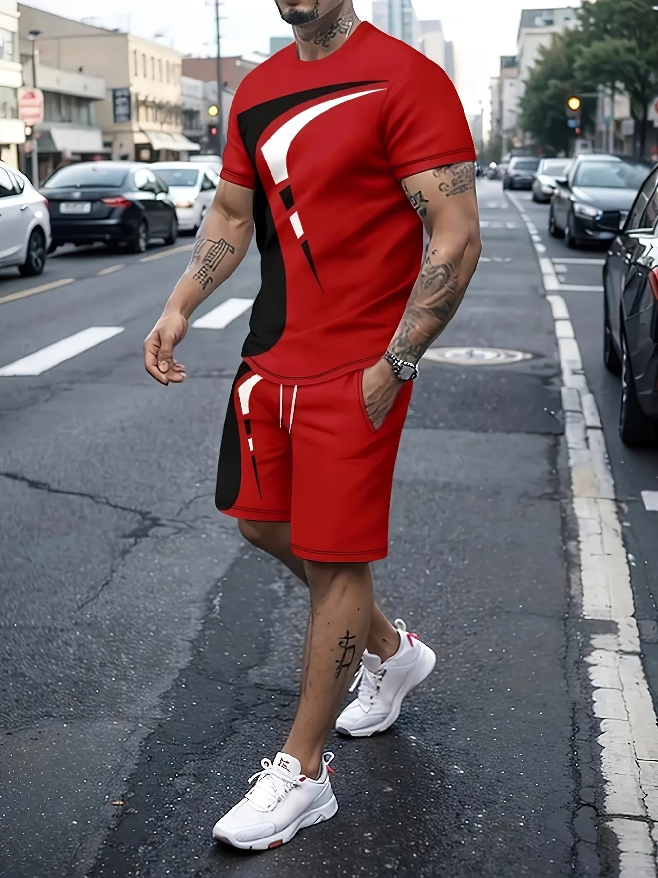 Men s 3D Print Short Sleeve Suit S
Men s 3D Print Short Sleeve Suit S