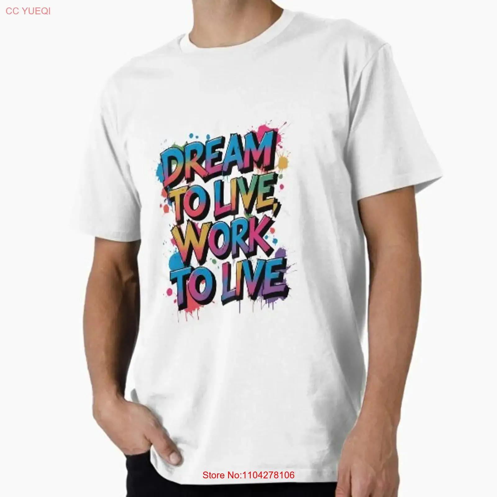 Dream to Live Work Premium Made in USA Mens T Shirt S 5XL vintage Washed Unisex Top For Everyday Wear Casual homme 5XL різнокольоровий
Dream to Live Work Premium Made in USA Mens T Shirt S 5XL vintage Washed Unisex Top For Everyday Wear Casual homme 5XL різнокольоровий