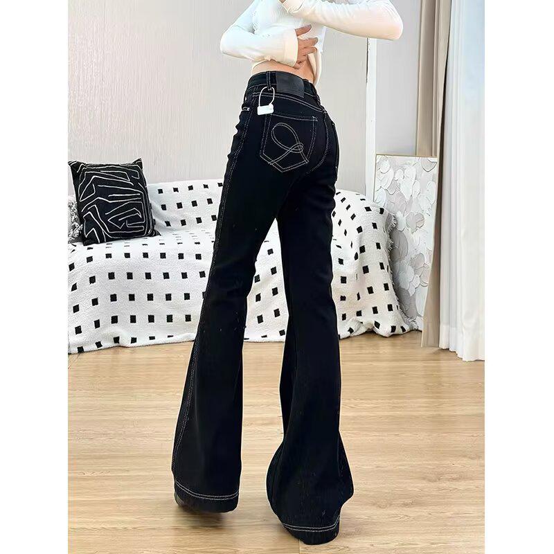 Women s Plus Size High Waist Black Embroidered Flared Jeans - Spring Slimming Stretch, Non-Clingy. 4XL
Women s Plus Size High Waist Black Embroidered Flared Jeans - Spring Slimming Stretch, Non-Clingy. 4XL