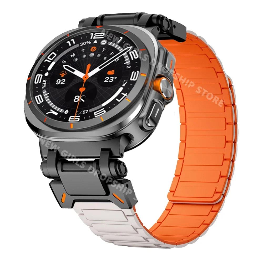 Silicone Magnetic Loop Band For Samsung Galaxy Ultra 47mm Soft Sports Strap For GALAXY ULTRA 47MM Men Breathable Bracelet Correa Galaxy Ultra 47mm
Silicone Magnetic Loop Band For Samsung Galaxy Ultra 47mm Soft Sports Strap For GALAXY ULTRA 47MM Men Breathable Bracelet Correa Galaxy Ultra 47mm