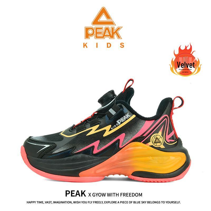 PEAK Boys Winter Basketball Shoes with Rotary Button and Velvet Lining. 38 чорний/помаранчево-червоний
PEAK Boys Winter Basketball Shoes with Rotary Button and Velvet Lining. 38 чорний/помаранчево-червоний
