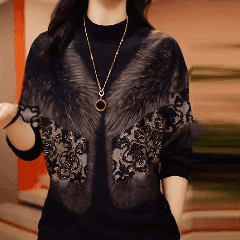 Elegant Autumn/Winter Slimming Fleece Top – Versatile Printed Base Layer for Women, Fashionable and Flaw-Concealing. 2XL (110-120 kg)
Elegant Autumn/Winter Slimming Fleece Top – Versatile Printed Base Layer for Women, Fashionable and Flaw-Concealing. 2XL (110-120 kg)
