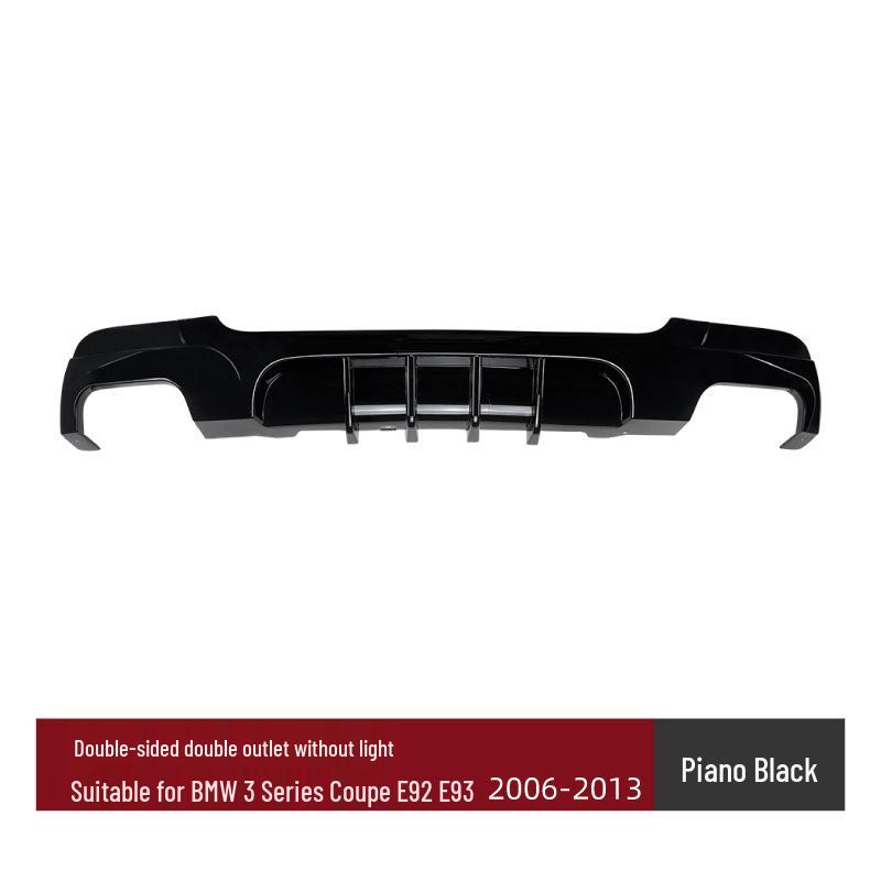 Compatible BMW 3 Series Coupe E92/E93 M Sport Rear Bumper Spoiler Lip for Tail Modification.
Compatible BMW 3 Series Coupe E92/E93 M Sport Rear Bumper Spoiler Lip for Tail Modification.