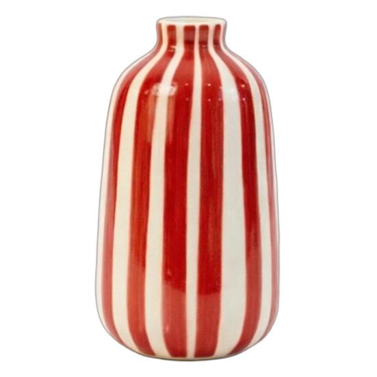 Ceramic Vase Ornaments Compact Round Bottle Shape with Fresh Multi-Color Stripes Bookshelf Vase for Flowers Tabletop Decor червоний
Ceramic Vase Ornaments Compact Round Bottle Shape with Fresh Multi-Color Stripes Bookshelf Vase for Flowers Tabletop Decor червоний