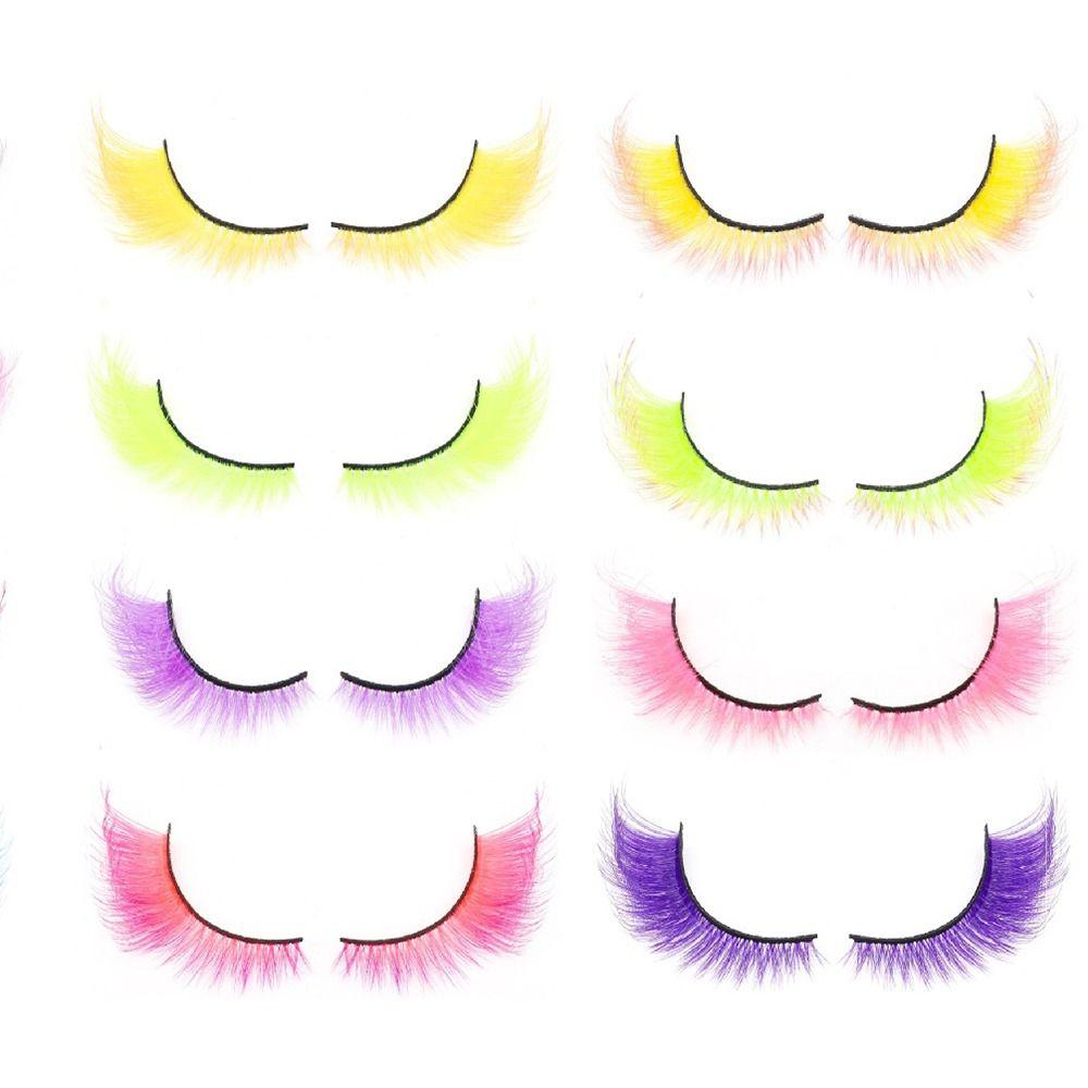 5 Pairs Colorful False Lashes Thick Fluffy Lashes 3D Colored Lashes Cat Eye Eyelashes Stage Makeup Style 7
5 Pairs Colorful False Lashes Thick Fluffy Lashes 3D Colored Lashes Cat Eye Eyelashes Stage Makeup Style 7