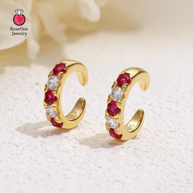 18K Gold-Plated Diamond French 925 Sterling Silver Ear Clips for Non-Pierced Ears - Women s High-End Earrings
18K Gold-Plated Diamond French 925 Sterling Silver Ear Clips for Non-Pierced Ears - Women s High-End Earrings