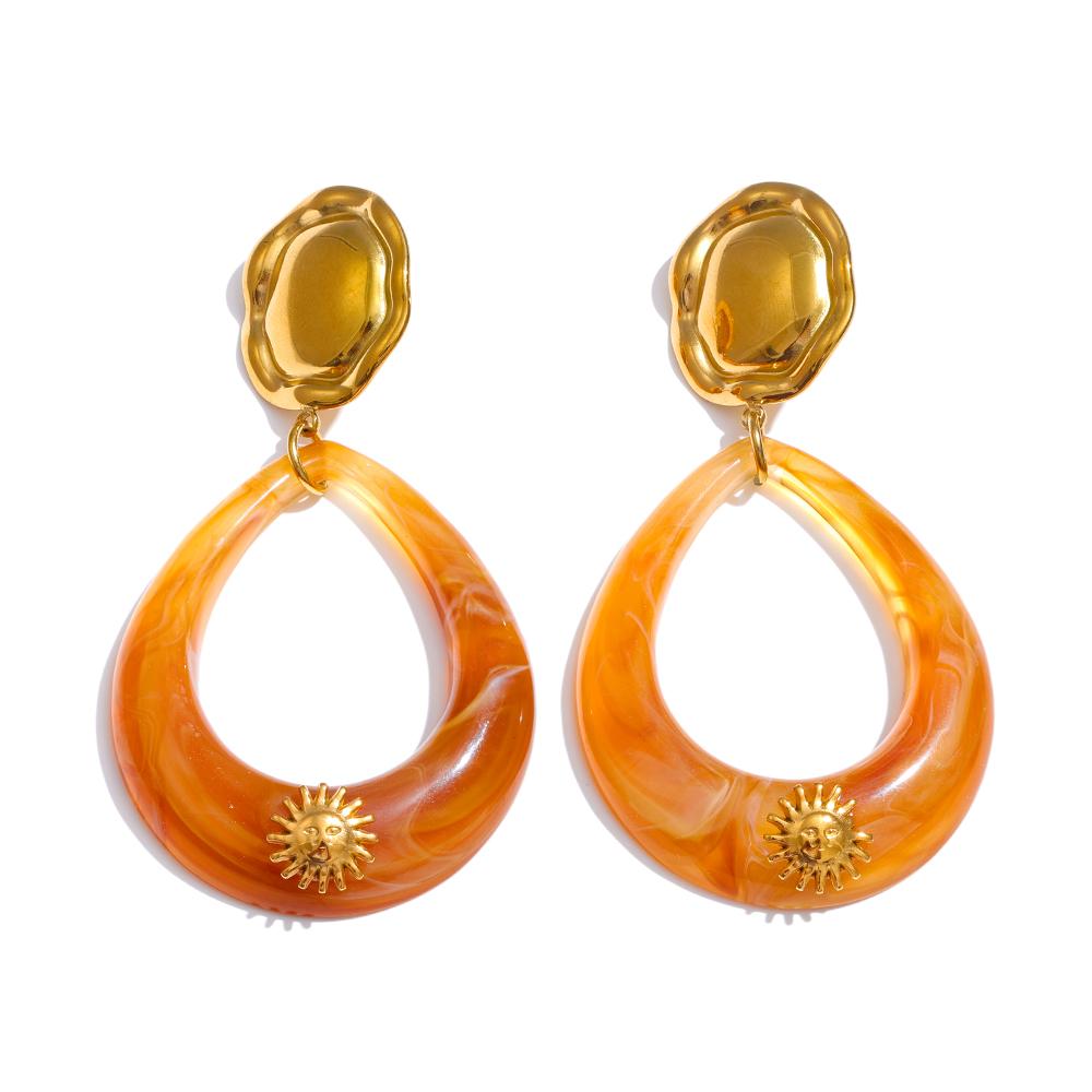Yhpup Fashion Acrylic Acetate Water Drop Hollow Drop Earrings for Women Stainless Steel Golden Arrivals Jewelry Accessories
Yhpup Fashion Acrylic Acetate Water Drop Hollow Drop Earrings for Women Stainless Steel Golden Arrivals Jewelry Accessories