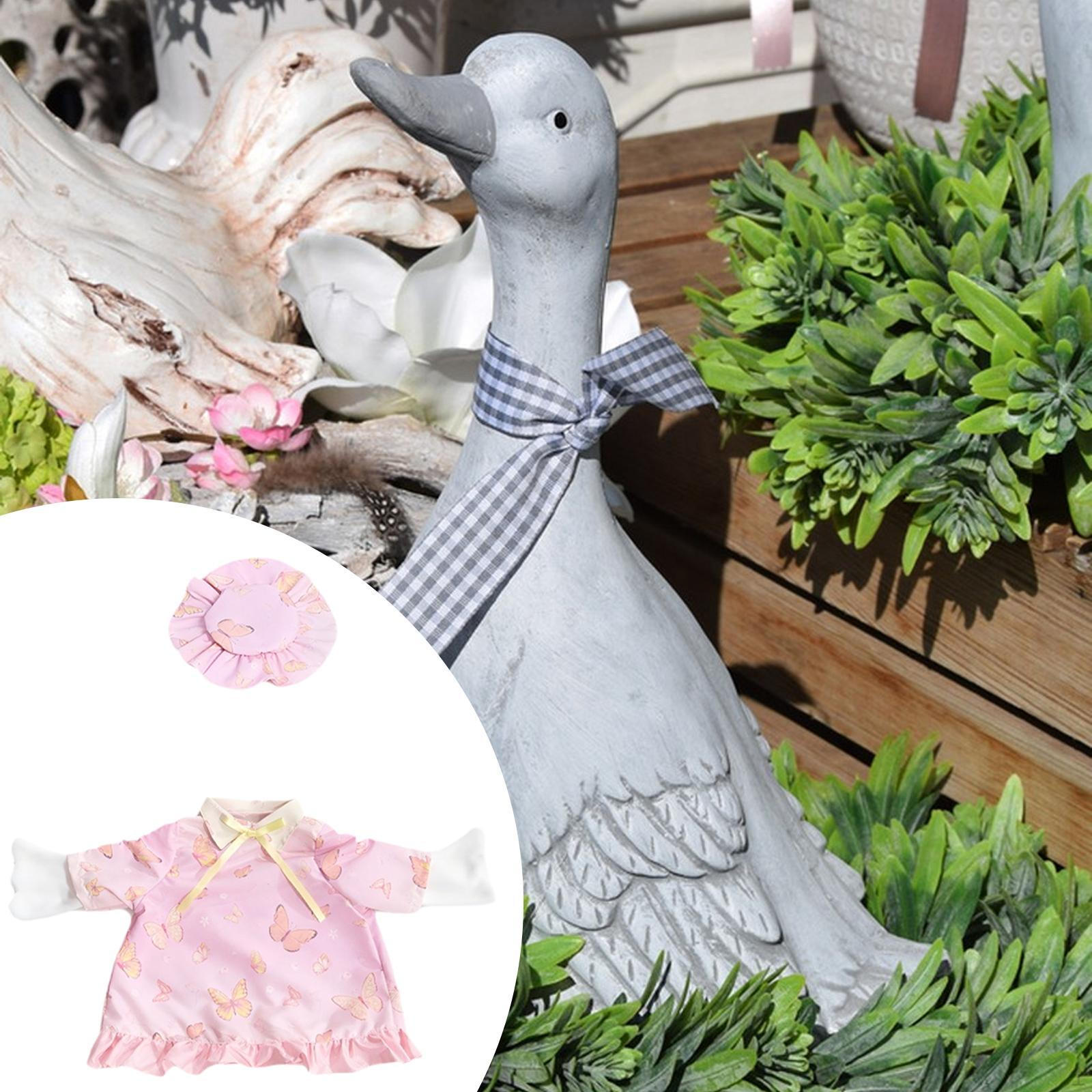 Porch Goose Outfit for Cement Geese Lawn Statue Funny Costume Dress and Hat Set Farm
Porch Goose Outfit for Cement Geese Lawn Statue Funny Costume Dress and Hat Set Farm