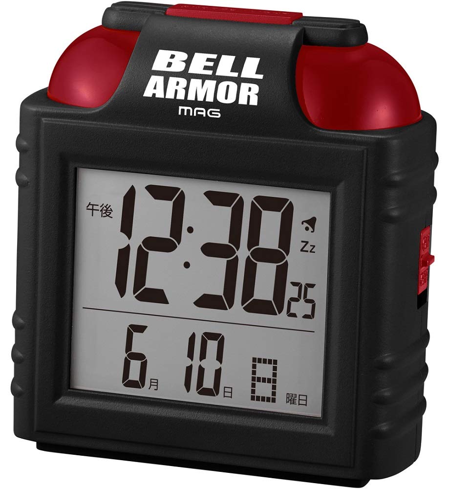 MAG Alarm Loud Digital Bell Calendar Black Clock, Volume, Non-Radio Wave, Armor, Display, T-734BK-Z
MAG Alarm Loud Digital Bell Calendar Black Clock, Volume, Non-Radio Wave, Armor, Display, T-734BK-Z