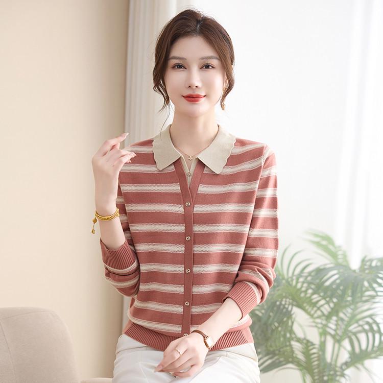 Autumn 2025 Wool Knitwear: Elegant Striped Lapel for Middle-Aged Women Triple Extra Large зелёный
Autumn 2025 Wool Knitwear: Elegant Striped Lapel for Middle-Aged Women Triple Extra Large зелёный