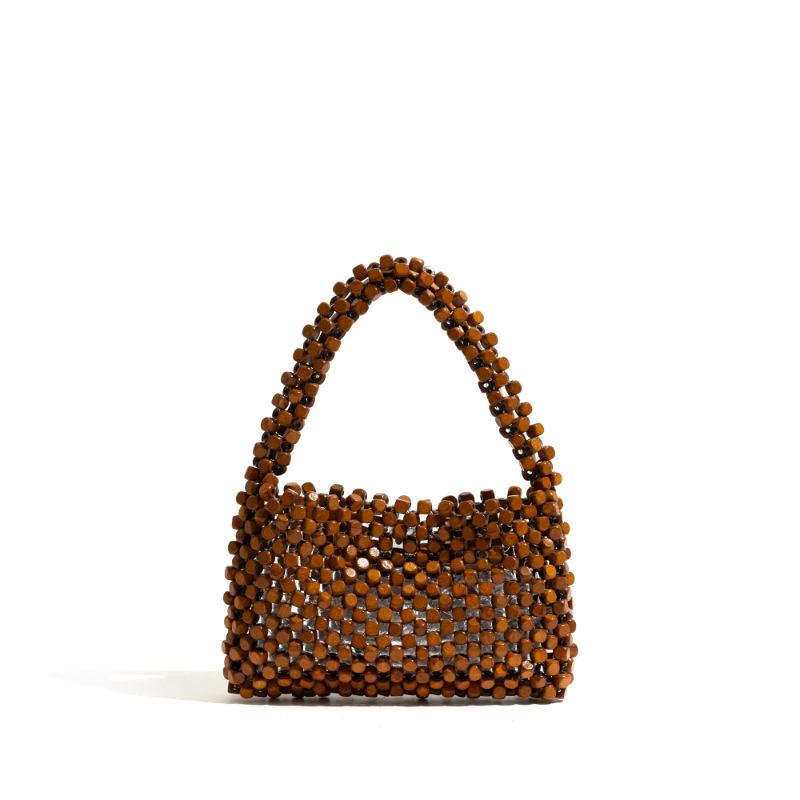 New retro creative weaving portable beaded women s bag heavy handmade highend chain shoulder messenger bag темно-коричневого кольору
New retro creative weaving portable beaded women s bag heavy handmade highend chain shoulder messenger bag темно-коричневого кольору