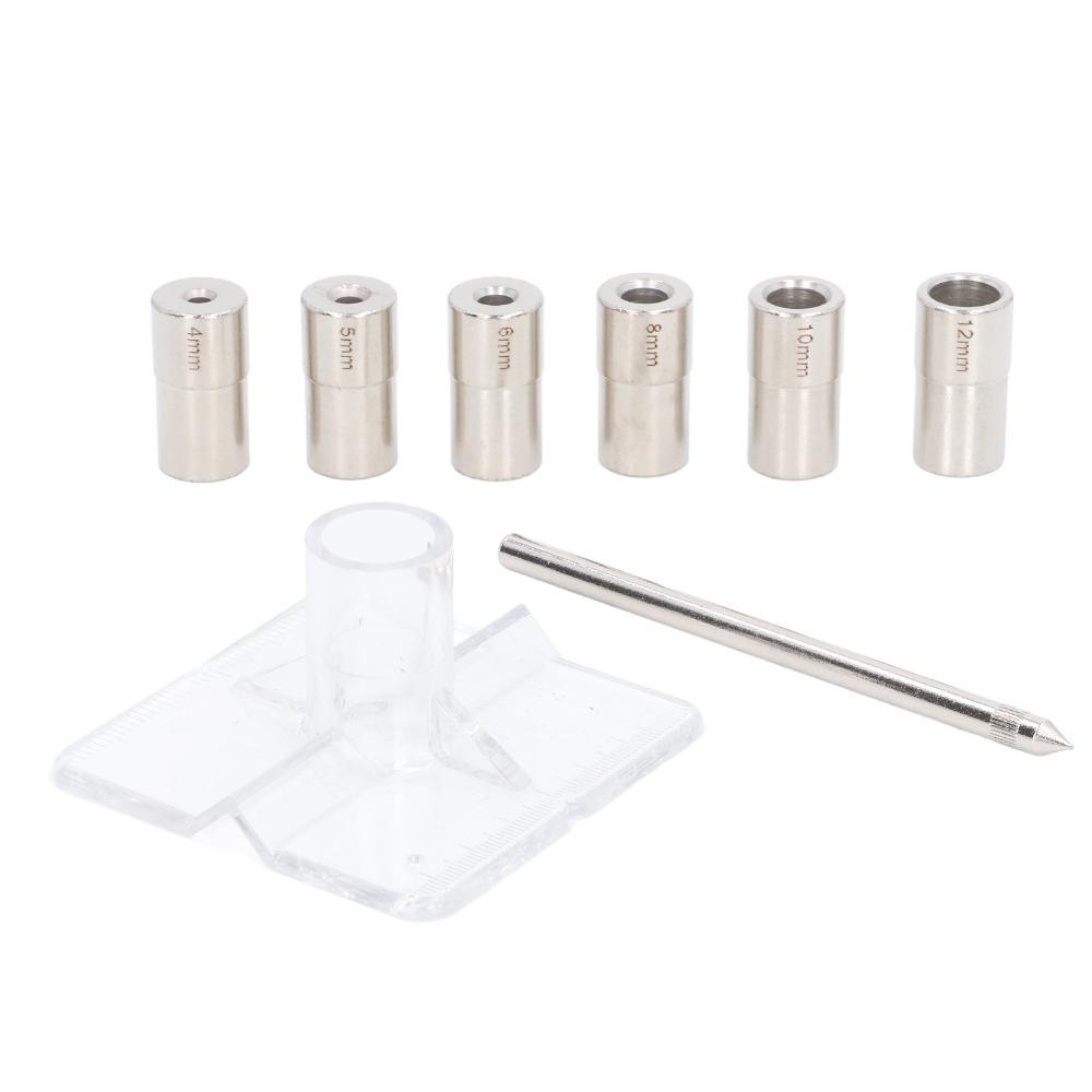 8 Pcs 6 Size Inner Diameters Self Centering Dowel Jig Kit Alloy Steel Recessed Design Drill Bit Guide Drill Bushing Set
8 Pcs 6 Size Inner Diameters Self Centering Dowel Jig Kit Alloy Steel Recessed Design Drill Bit Guide Drill Bushing Set