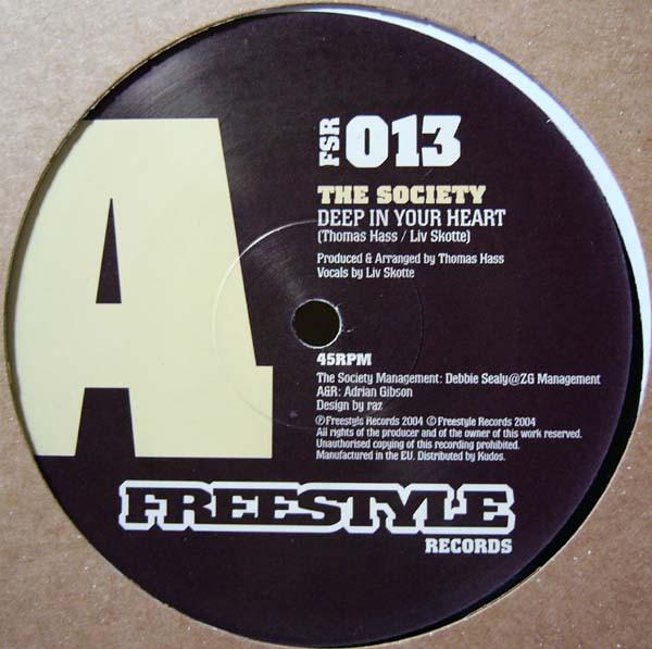 12inch Record SOCIETY - Deep In Your Heart / Black Crowe FSR013 Freestyle Recor 2004 UK Dance & Electronica Used
12inch Record SOCIETY - Deep In Your Heart / Black Crowe FSR013 Freestyle Recor 2004 UK Dance & Electronica Used