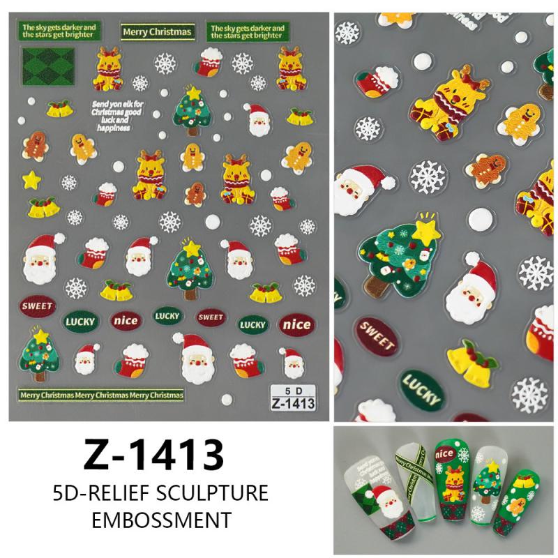Cartoon Merry Christmas Nail Manicure Sticker Cute Santa Claus Deer Snowman Xmas Decals 2025 New Year Foils Accessories Supplies
Cartoon Merry Christmas Nail Manicure Sticker Cute Santa Claus Deer Snowman Xmas Decals 2025 New Year Foils Accessories Supplies