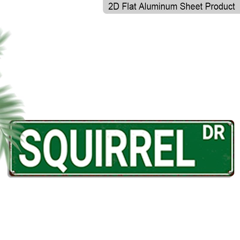 Vintage Squirrel Dr Metal Wall Art Sign - Rustic Green & White Decorative Street Sign with Pre-Drilled Hooks for Indoor/Outdoor Home, Garage, Bar 40cm x 10cm
Vintage Squirrel Dr Metal Wall Art Sign - Rustic Green & White Decorative Street Sign with Pre-Drilled Hooks for Indoor/Outdoor Home, Garage, Bar 40cm x 10cm