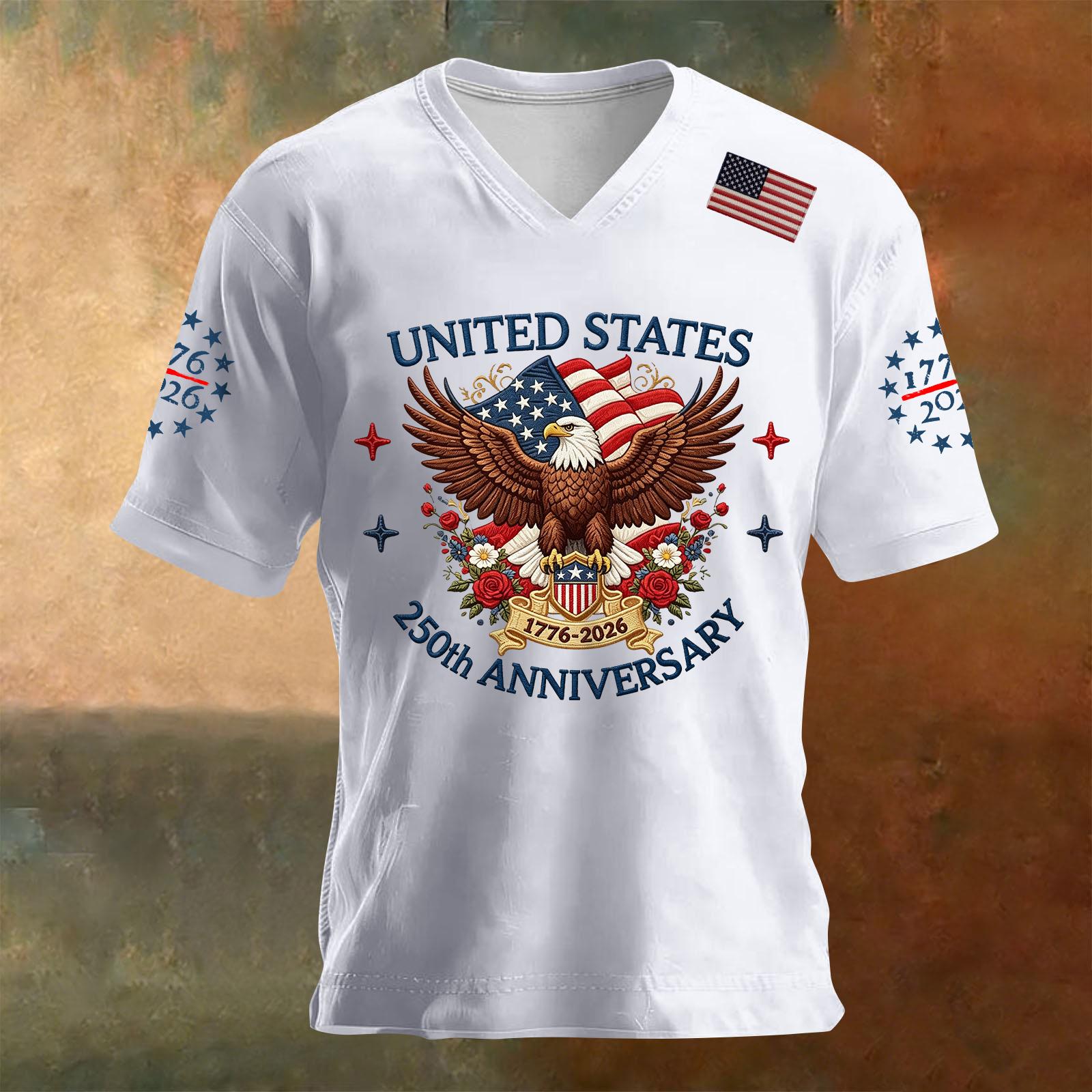 Men s V Neck Short Sleeve T Shirt United States 250th Anniversary Independence Day Graphic Tee Casual Comfortable Fit XL білий
Men s V Neck Short Sleeve T Shirt United States 250th Anniversary Independence Day Graphic Tee Casual Comfortable Fit XL білий