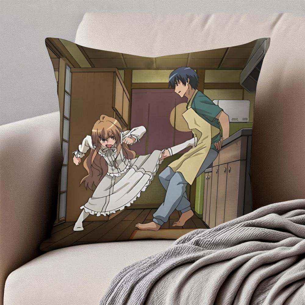 Romantic Japanese Anime TToradora Cushion Cover Pillowcase Antidustmite Invisible Zipper Short Plush Sofa Cushion 30X30cm
Romantic Japanese Anime TToradora Cushion Cover Pillowcase Antidustmite Invisible Zipper Short Plush Sofa Cushion 30X30cm