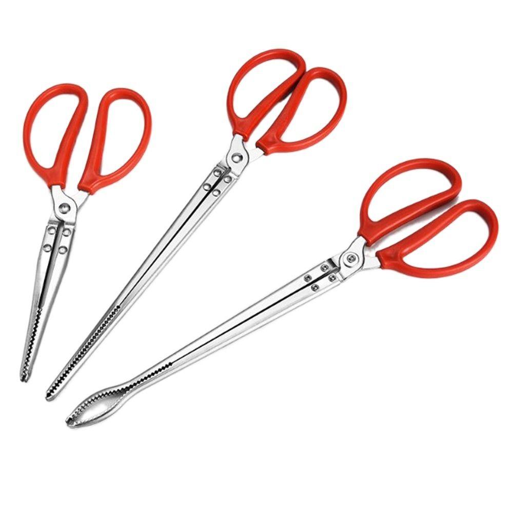 Handle Multi-function Stainless Steel Tooth Clamp Fishing Catch Tool Anti-slip Clip Sea Crab Tongs
Handle Multi-function Stainless Steel Tooth Clamp Fishing Catch Tool Anti-slip Clip Sea Crab Tongs