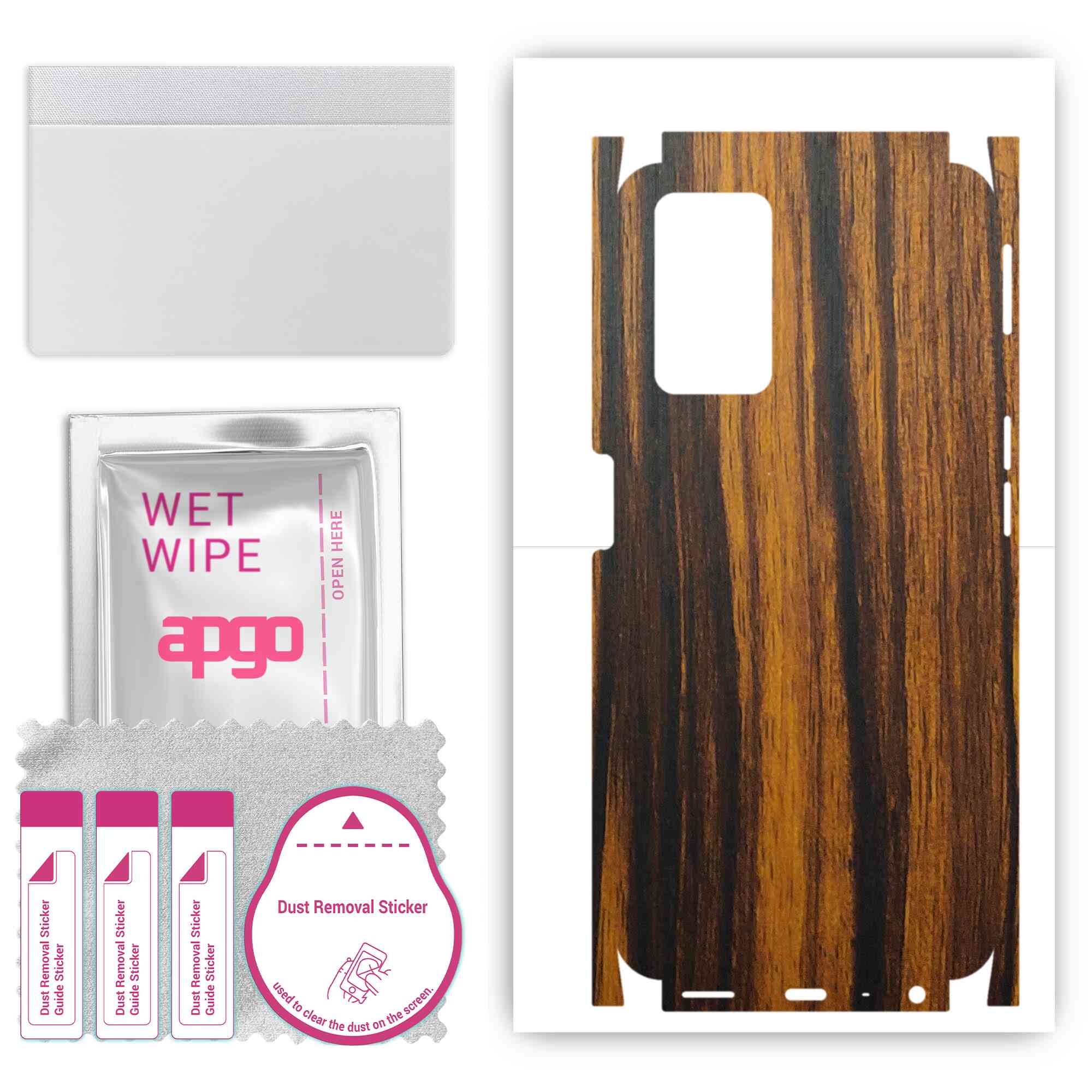 apgo Protective Skin Sticker for the back+sides compatible with Oppo A76, Full Wrap Film, Foil, Vinyl - Pattern Tigerwood
apgo Protective Skin Sticker for the back+sides compatible with Oppo A76, Full Wrap Film, Foil, Vinyl - Pattern Tigerwood