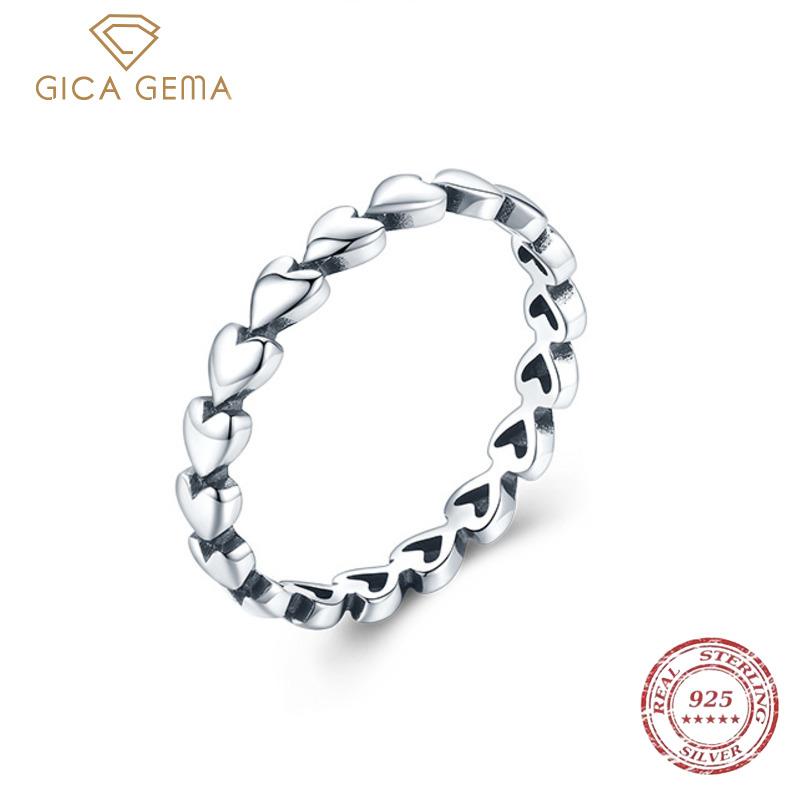 Gica Gema классическое винтажное кольцо от сердца к сердцу, 100% стерлинговое серебро 925 пробы, штабелируемые простые кольца на палец для женщин, ювелирные изделия Anillo
Gica Gema классическое винтажное кольцо от сердца к сердцу, 100% стерлинговое серебро 925 пробы, штабелируемые простые кольца на палец для женщин, ювелирные изделия Anillo