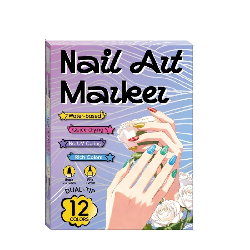 1Set Fine Tip Nail Art Pens For Detailed Designs Waterproof Quick Drying Vibrant Color Ergonomic Grip DIY Tool
1Set Fine Tip Nail Art Pens For Detailed Designs Waterproof Quick Drying Vibrant Color Ergonomic Grip DIY Tool