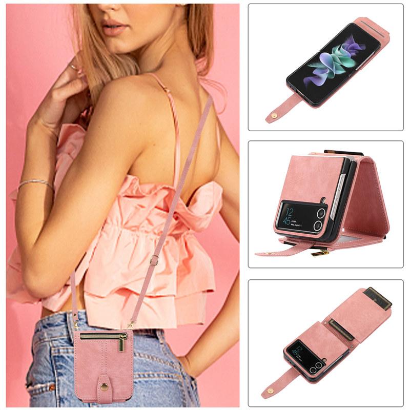 Long Lanyard Flip Case For Samsung Z Flip 7 FE 6 5 4 3 5G Galaxy Flip6 Flip7 Leather Phone Zipper Wallet Card Pocket Back Cover Samsung Z Flip 7 FE рожевий
Long Lanyard Flip Case For Samsung Z Flip 7 FE 6 5 4 3 5G Galaxy Flip6 Flip7 Leather Phone Zipper Wallet Card Pocket Back Cover Samsung Z Flip 7 FE рожевий