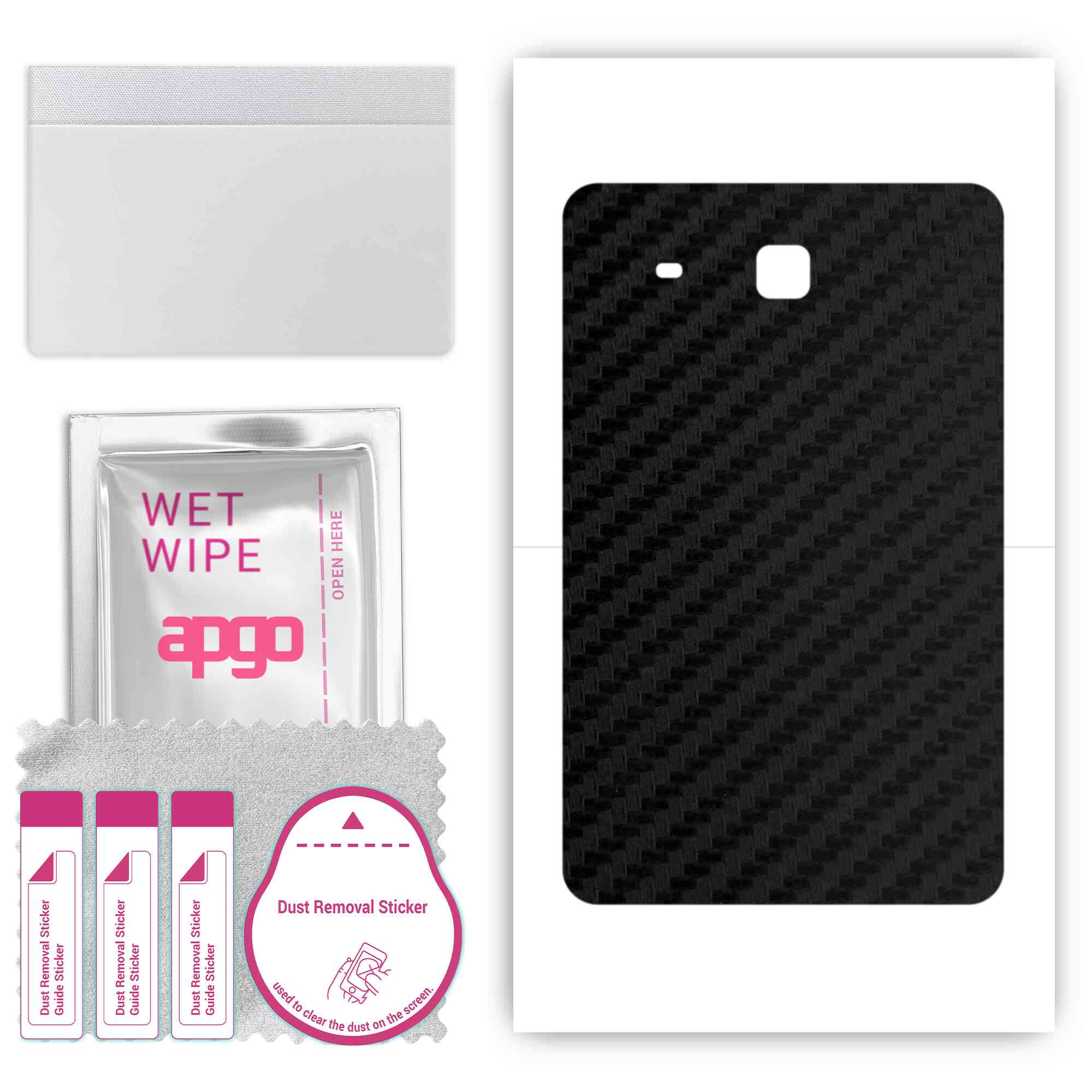 apgo Protective Skin Sticker for the back compatible with Samsung Galaxy Tab E 9.6 SM-T561, Wrap Film, Foil, Vinyl - Pattern Carbon Black
apgo Protective Skin Sticker for the back compatible with Samsung Galaxy Tab E 9.6 SM-T561, Wrap Film, Foil, Vinyl - Pattern Carbon Black