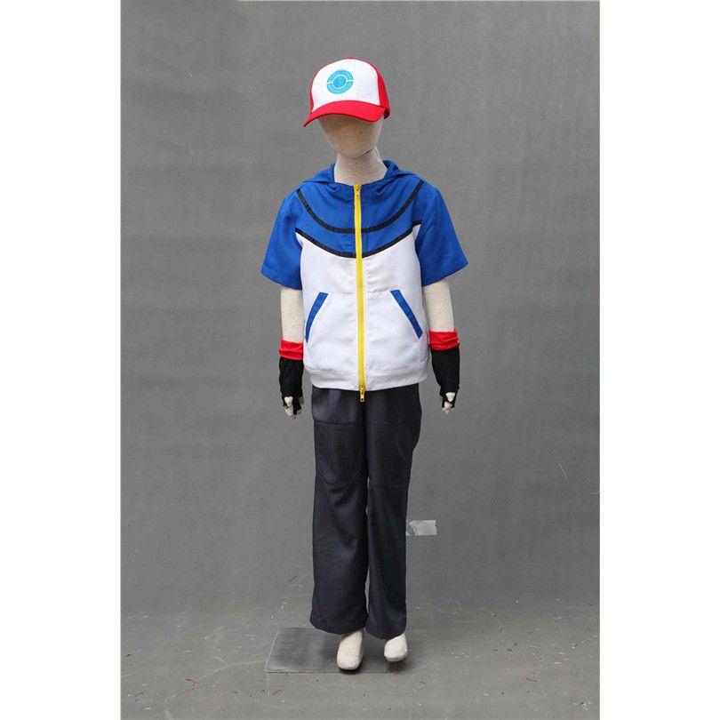 Ketchum Ash Kids Adult Cosplay Trainer Costume Halloween Party Birthday Kids,150CM
Ketchum Ash Kids Adult Cosplay Trainer Costume Halloween Party Birthday Kids,150CM