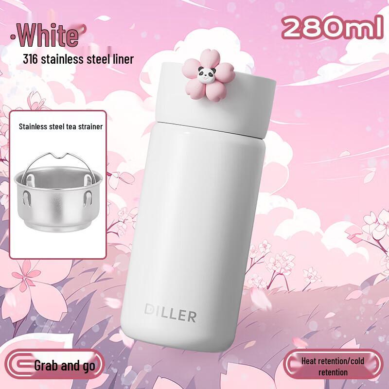 Diller Cherry Blossom Panda 280ml Mini Insulated Thermos
Diller Cherry Blossom Panda 280ml Mini Insulated Thermos