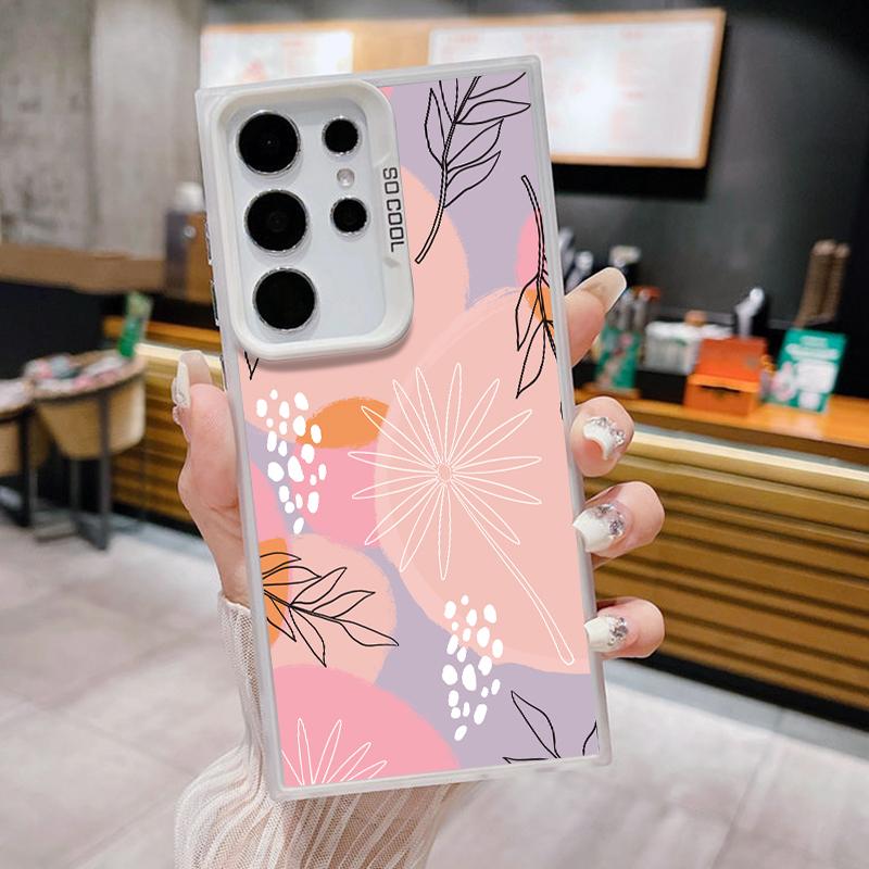 Черный цветочный принт лазерный IMD чехол для Samsung S25 Ultra S24 FE S23 S22 A16 A55 A25 A35 A15 A14 A54 A34 тонкий противоударный чехол для телефона Samsung A52 белый/розовый
Черный цветочный принт лазерный IMD чехол для Samsung S25 Ultra S24 FE S23 S22 A16 A55 A25 A35 A15 A14 A54 A34 тонкий противоударный чехол для телефона Samsung A52 белый/розовый