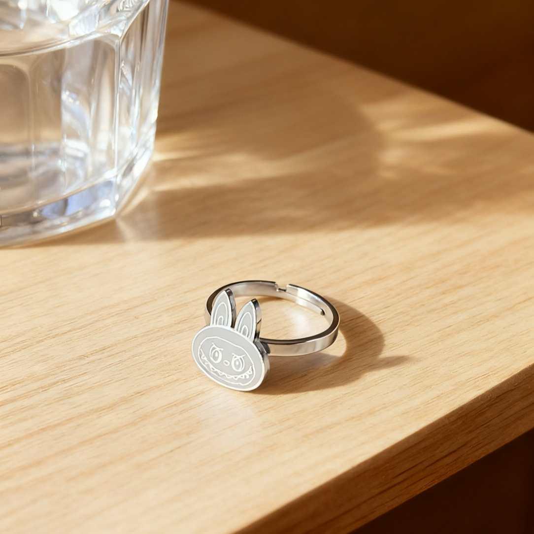 Kuromi Kitty Cat Couple Ring: Cute, Minimalist, Adjustable, Cartoon Style Design
Kuromi Kitty Cat Couple Ring: Cute, Minimalist, Adjustable, Cartoon Style Design