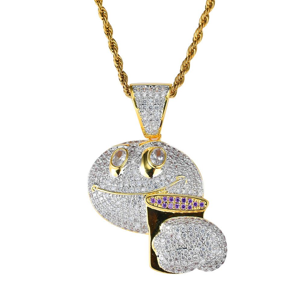 Забавное ожерелье с выражением, держащее чашку кофе, мужской кулон для личности, инкрустированный цирконом, хип-хоп ожерелье
Забавное ожерелье с выражением, держащее чашку кофе, мужской кулон для личности, инкрустированный цирконом, хип-хоп ожерелье