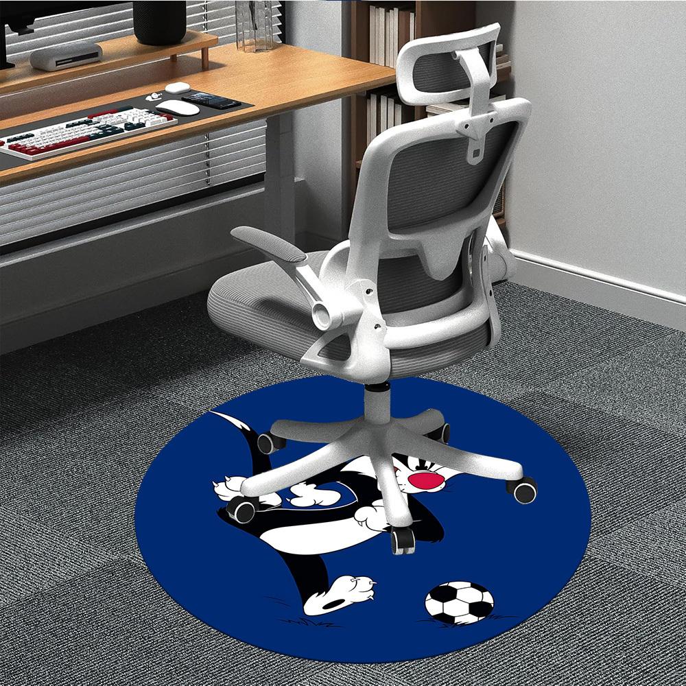 1pc Looney Tunes Sylvester Cat Office Round Area Rug, Under Office Chairs Bedroom Living Room Home Decor, Available in Various Sizes0 80cm by 80cm
1pc Looney Tunes Sylvester Cat Office Round Area Rug, Under Office Chairs Bedroom Living Room Home Decor, Available in Various Sizes0 80cm by 80cm