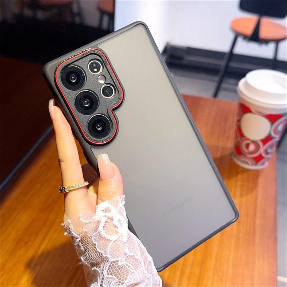 For Samsung Galaxy S25 Ultra Case Red Lens Ring Shockproof TPU+PC Translucent Phone Cover As Shown A 
For Samsung Galaxy S25 Ultra Case Red Lens Ring Shockproof TPU+PC Translucent Phone Cover As Shown A