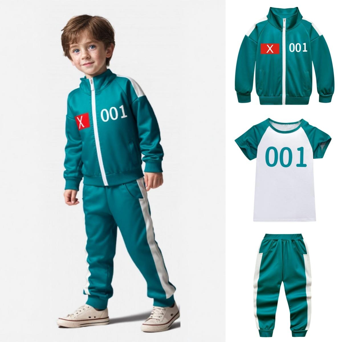 3 шт./компл. Детский Корея Фильм Игра Принт Куртка с длинными рукавами Футболка Брюки Наряд Мальчики Девочки Дети Хэллоуин Косплей Маскарадный костюм 110
3 шт./компл. Детский Корея Фильм Игра Принт Куртка с длинными рукавами Футболка Брюки Наряд Мальчики Девочки Дети Хэллоуин Косплей Маскарадный костюм 110