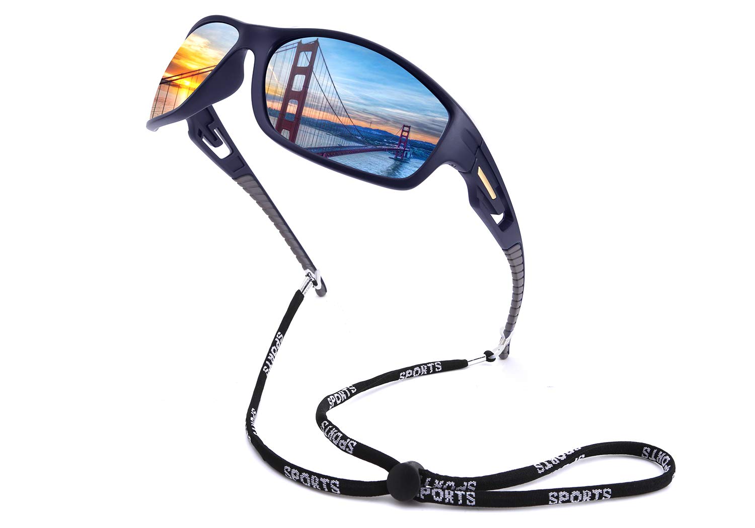 Feisedy Мужские поляризационные спортивные солнцезащитные очки TR90 с защитой от УФ-лучей для гольфа, рыбалки, бега, бейсбола и велоспорта, ультралегкие, B2616
Feisedy Мужские поляризационные спортивные солнцезащитные очки TR90 с защитой от УФ-лучей для гольфа, рыбалки, бега, бейсбола и велоспорта, ультралегкие, B2616