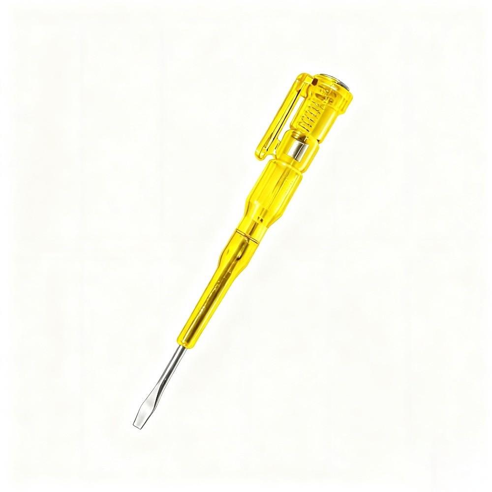Portable Electric Test Pen 100-500V Voltage Detector Voltage Tester Pen Daily Maintenance жовтий
Portable Electric Test Pen 100-500V Voltage Detector Voltage Tester Pen Daily Maintenance жовтий