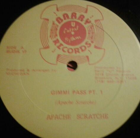 12inch Record APACHE SCRATCHY - Gimmi Pass BUDIS17 Barry U Records US Reggae, Ska & Dub Used
12inch Record APACHE SCRATCHY - Gimmi Pass BUDIS17 Barry U Records US Reggae, Ska & Dub Used