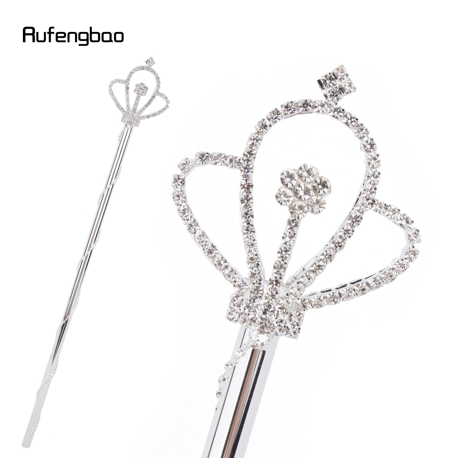 White Diamond Alloy Crown Fairy Wands Girl Princess Wands Kids Angel Wand 47cm
White Diamond Alloy Crown Fairy Wands Girl Princess Wands Kids Angel Wand 47cm