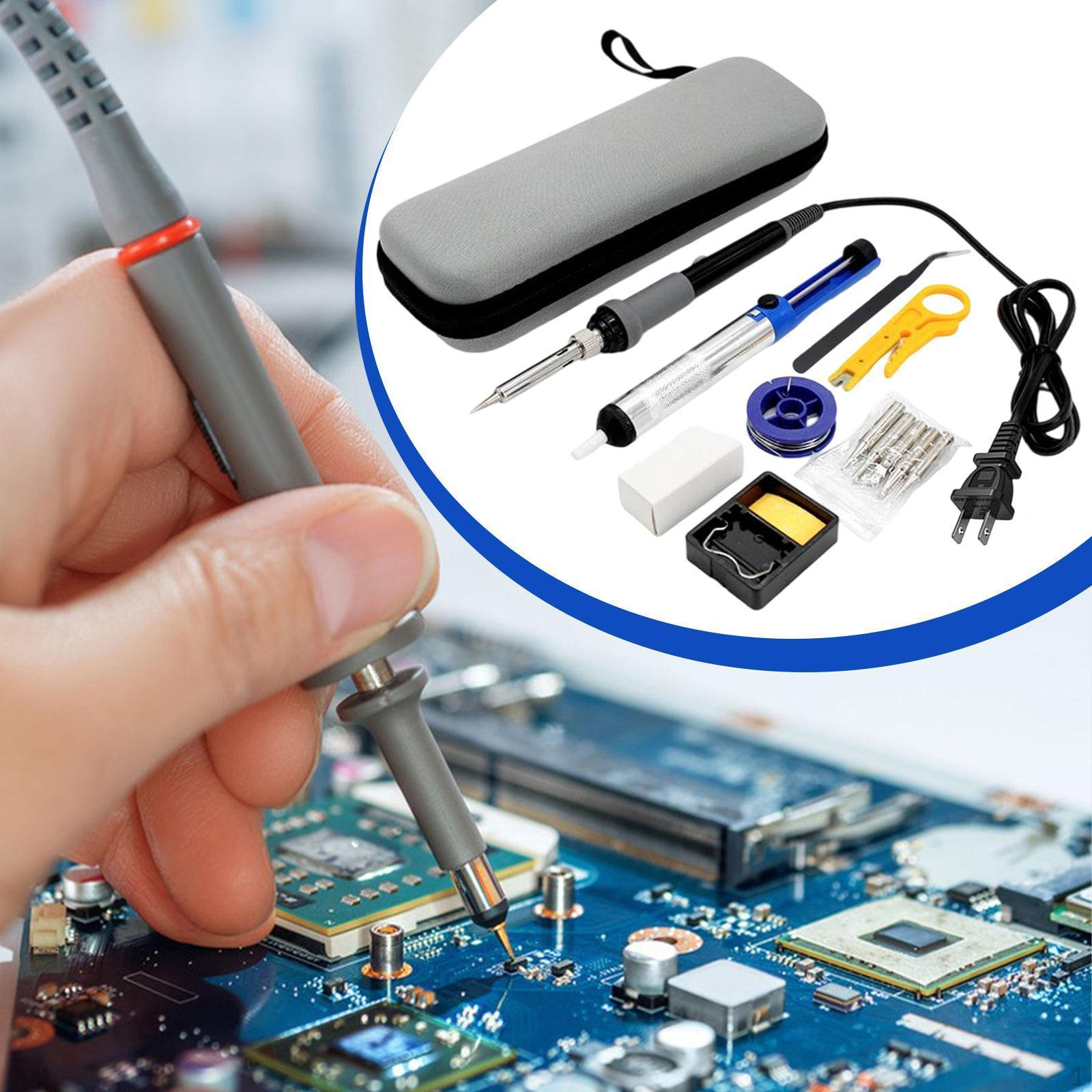 Набор паяльника Портативная ручка Аксессуары Компактный Удобный Инструмент для сварки с наконечниками
Набор паяльника Портативная ручка Аксессуары Компактный Удобный Инструмент для сварки с наконечниками