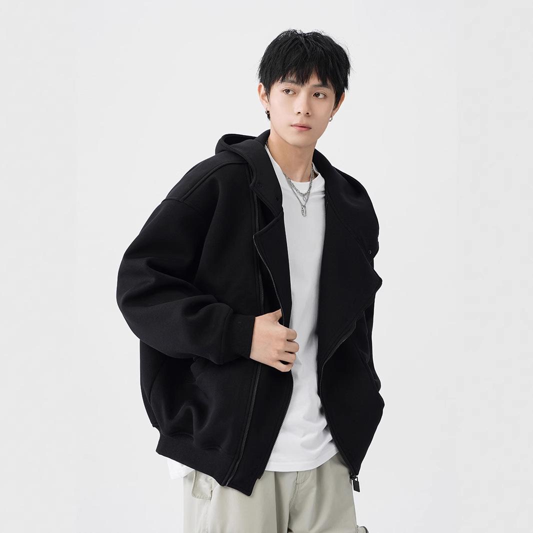 American Unisex Double Zipper Hoodie: Spring Heavyweight Trend Brand Design Emotion Jacket XXXL чорний
American Unisex Double Zipper Hoodie: Spring Heavyweight Trend Brand Design Emotion Jacket XXXL чорний