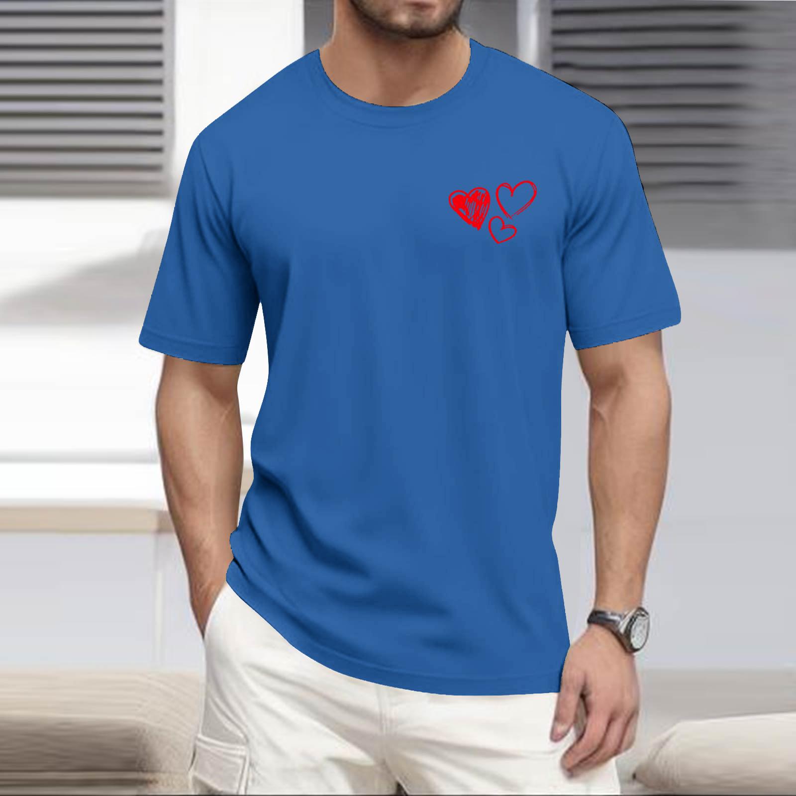 Популярна чоловіча футболка з принтом, з круглим вирізом, з коротким рукавом XL синій
Популярна чоловіча футболка з принтом, з круглим вирізом, з коротким рукавом XL синій