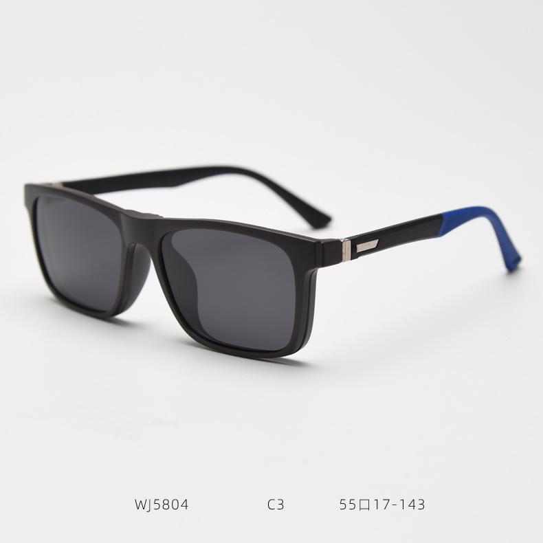 ALICIA New Magnetic Clip-on Polarized Sunglasses Big Size TR90 Square Eyeglasses Black Optical Prescription Frame Man
ALICIA New Magnetic Clip-on Polarized Sunglasses Big Size TR90 Square Eyeglasses Black Optical Prescription Frame Man