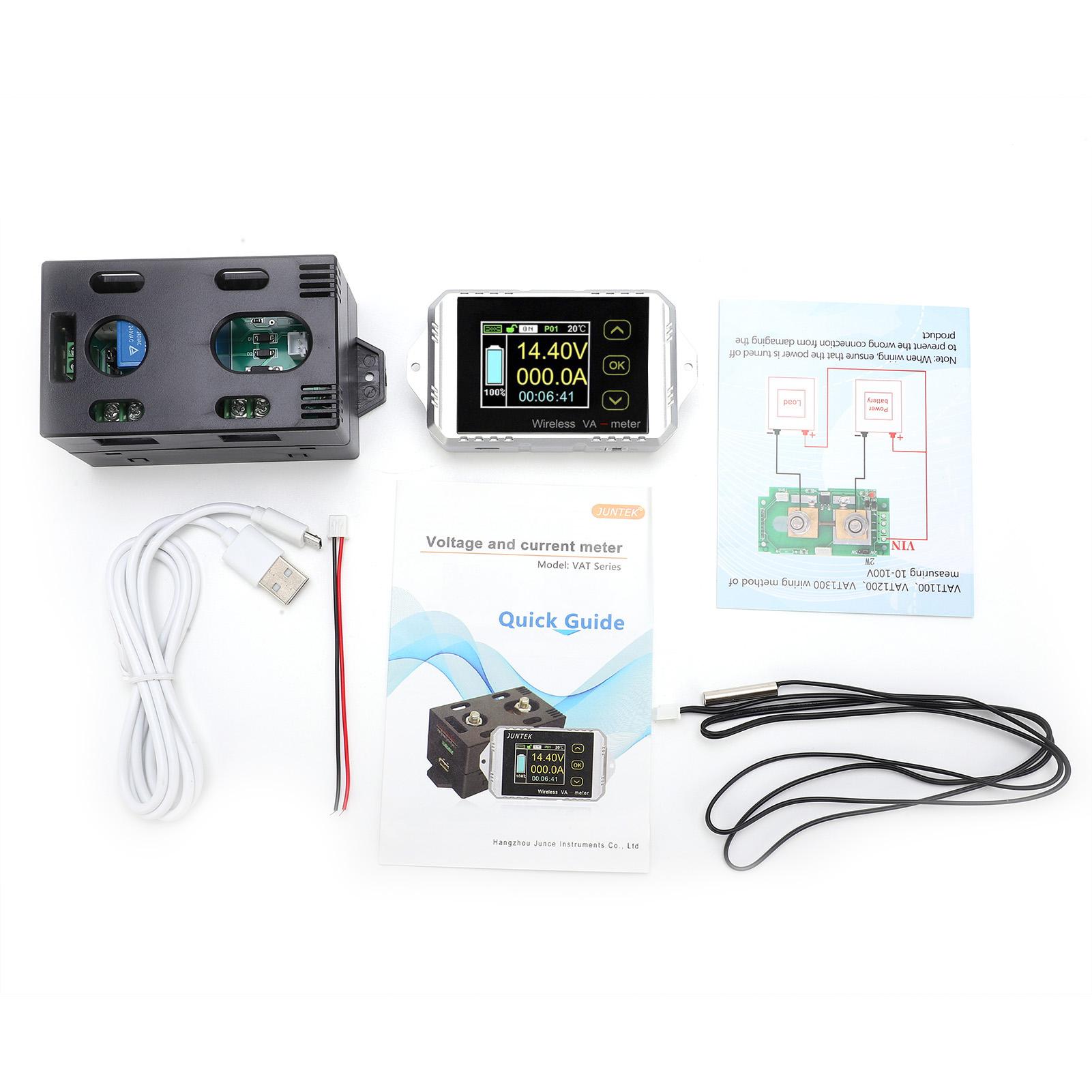 LCD Multifunction Meter Wireless Color Screen DC Voltmeter Ammeter Power Meter Coulomb Counter for
LCD Multifunction Meter Wireless Color Screen DC Voltmeter Ammeter Power Meter Coulomb Counter for