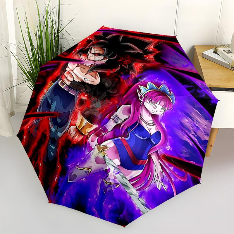 1pc Dragon Ball Z Goku & Majin Buu Outdoor Umbrella - Automatic Opening/Closing - Portable Tri-Fold Design - Iron Frame - Ideal Gift for Fans, Travele
1pc Dragon Ball Z Goku & Majin Buu Outdoor Umbrella - Automatic Opening/Closing - Portable Tri-Fold Design - Iron Frame - Ideal Gift for Fans, Travele