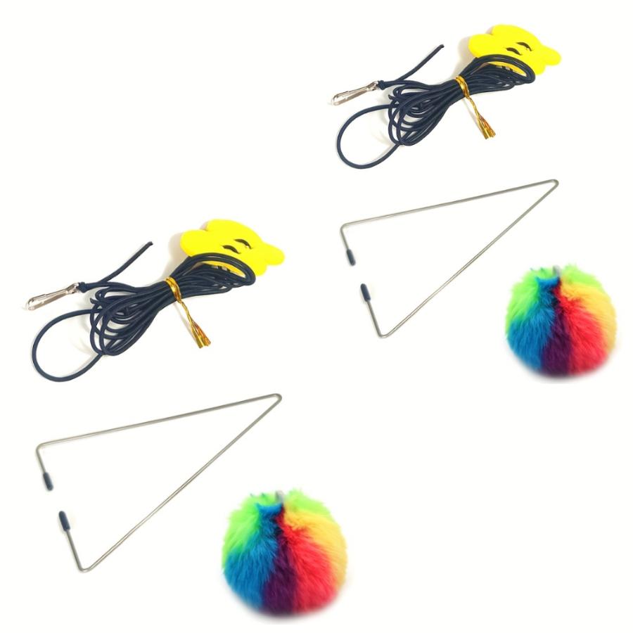 Interactive Cat Teaser Toy Adjustable Hanging Door Swing with Colorful Worms Plush for Indoor Cats Interactive Kitten Play
Interactive Cat Teaser Toy Adjustable Hanging Door Swing with Colorful Worms Plush for Indoor Cats Interactive Kitten Play