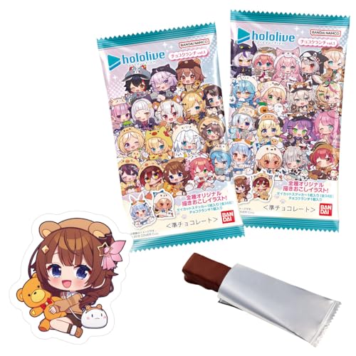BANDAI Hololive Production Choco Crunch vol.1 (20 штук) Конфетная игрушка/Полушоколад (Хололив)
BANDAI Hololive Production Choco Crunch vol.1 (20 штук) Конфетная игрушка/Полушоколад (Хололив)