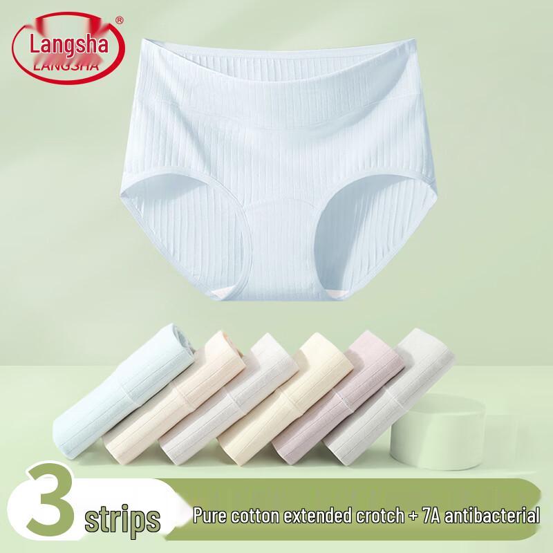 Langsha Women s 7A Antibacterial Seamless Mid-High Waist Cotton Briefs 3-Pack L (110-132 lbs)
Langsha Women s 7A Antibacterial Seamless Mid-High Waist Cotton Briefs 3-Pack L (110-132 lbs)